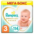 Подгузники Pampers Premium Care 3 6-10кг 114шт