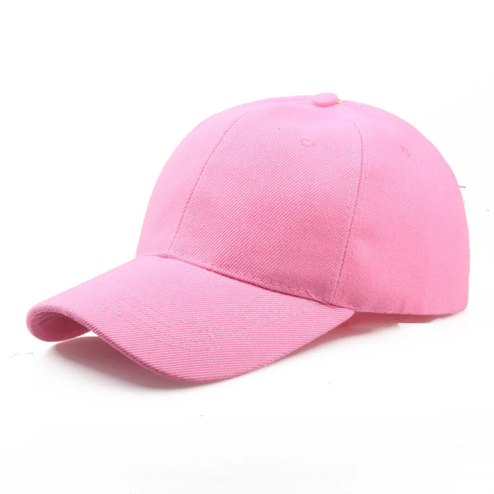 

1 Pcs CustomMen Baseball Caps Summer Unisex Solid Color Plain Curved Sun Visor Hip-Hop Cap Cotton Hat Women Adjustable Caps
