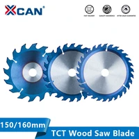 xcan tct circular saw blade 150160mm carbide tipped wood blade 162430t nano blue coated wood cutting disc
