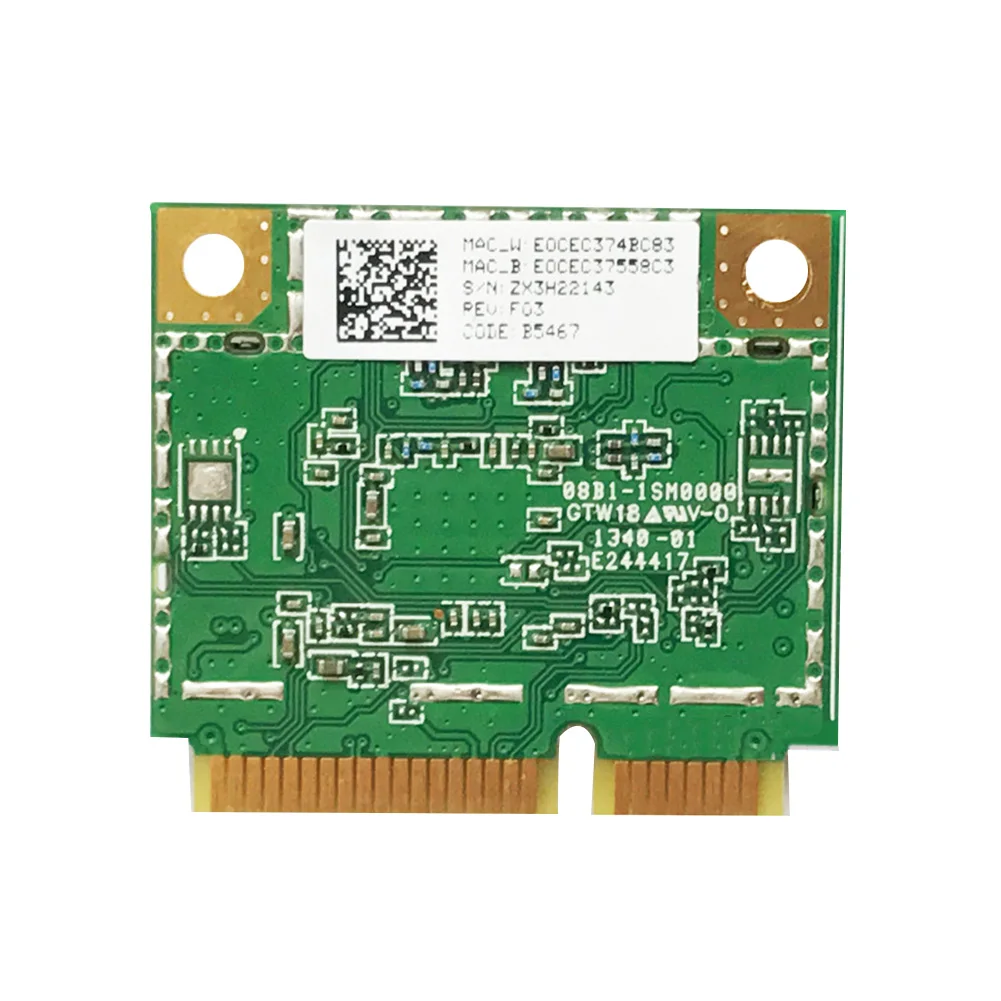 Настольный двухдиапазонный беспроводной Wi-Fi адаптер NGFF M.2 Mini PCI-e 2 4 ГГц 5 Wifi карта