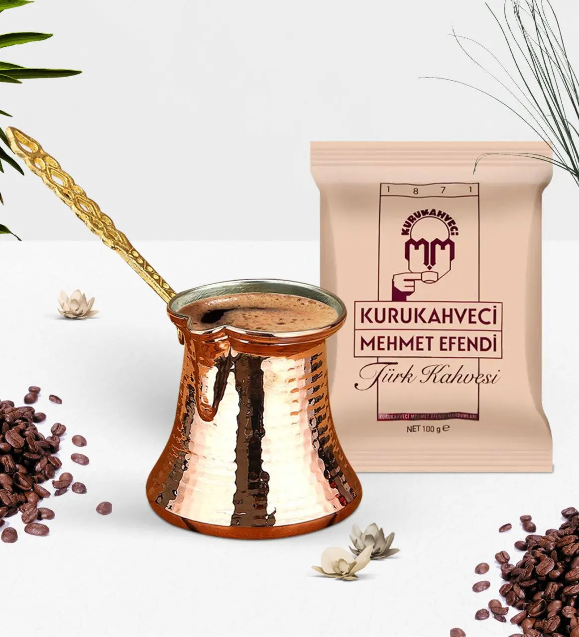 Персонализированная двойная чашка для кофе по-турецки медный кофейник и