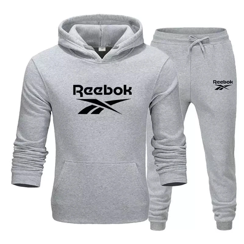 

Sports Fitness BALR Men's Suit Hoodie + Pants 2-piece Set Men's Autumn/Winter Hooded Sportswear Gym Suddera Hombre Free Shipping