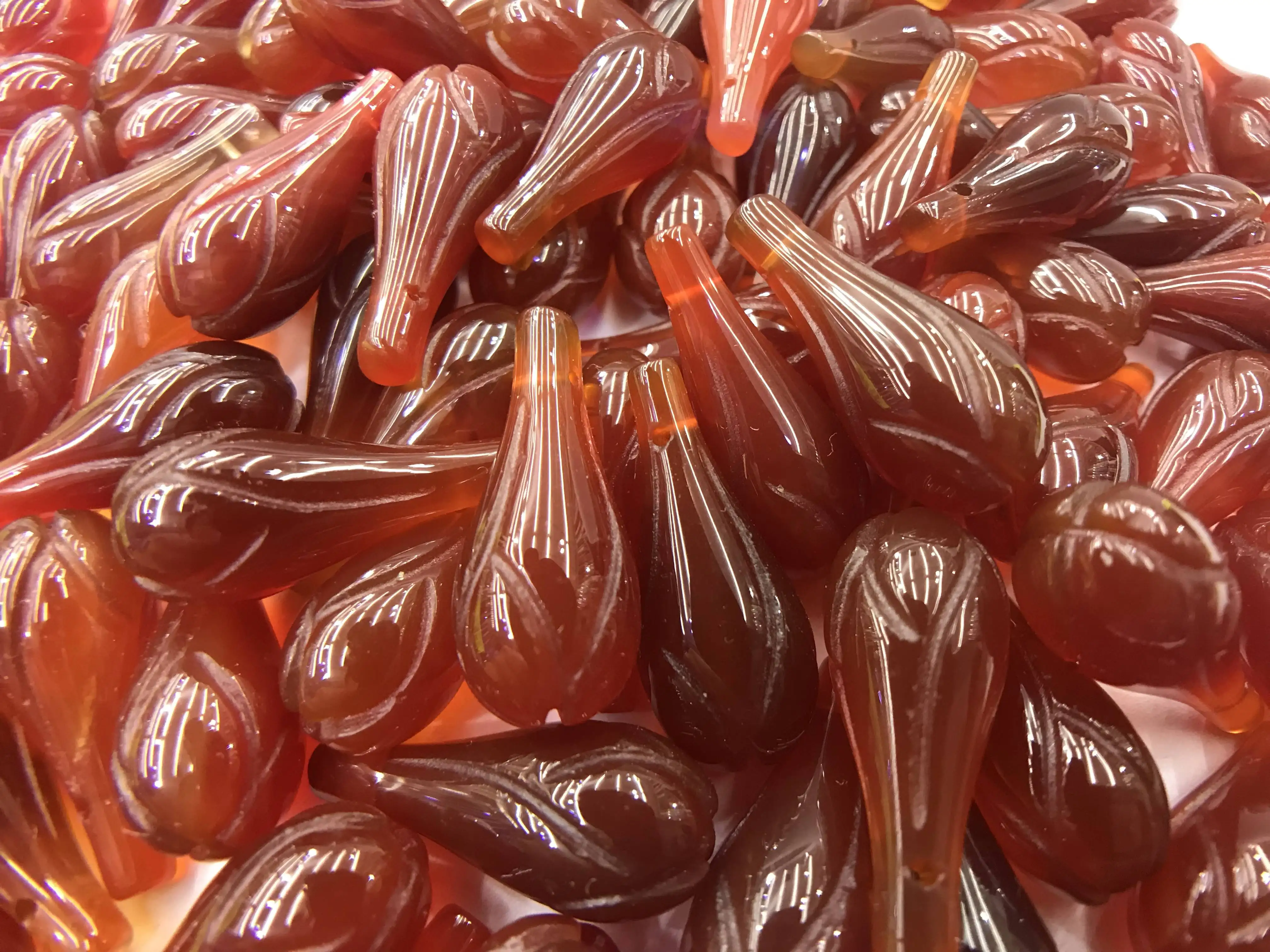 Цветочные бусины Carnelians 2 шт./лот 10x24 мм для изготовления ювелирных изделий