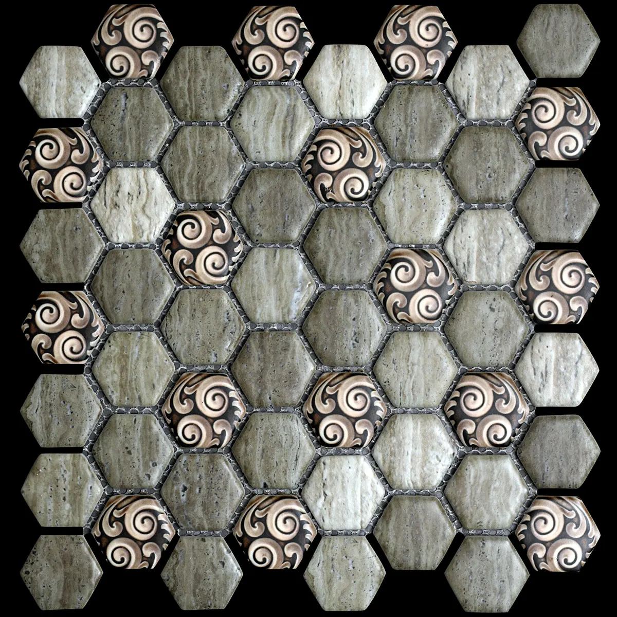 

1M2 (13 PCS TILES) b and q mosaic tiles