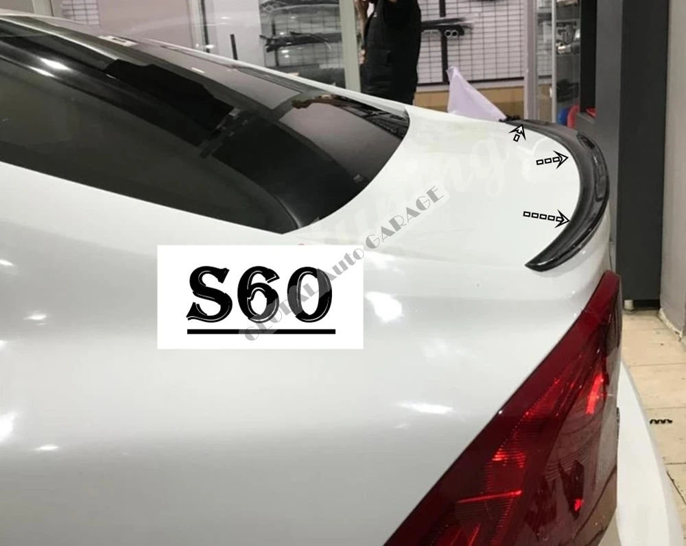 Спойлер Для Седана VOLVO S60 2000-2021 автомобильный аксессуар универсальные спойлеры