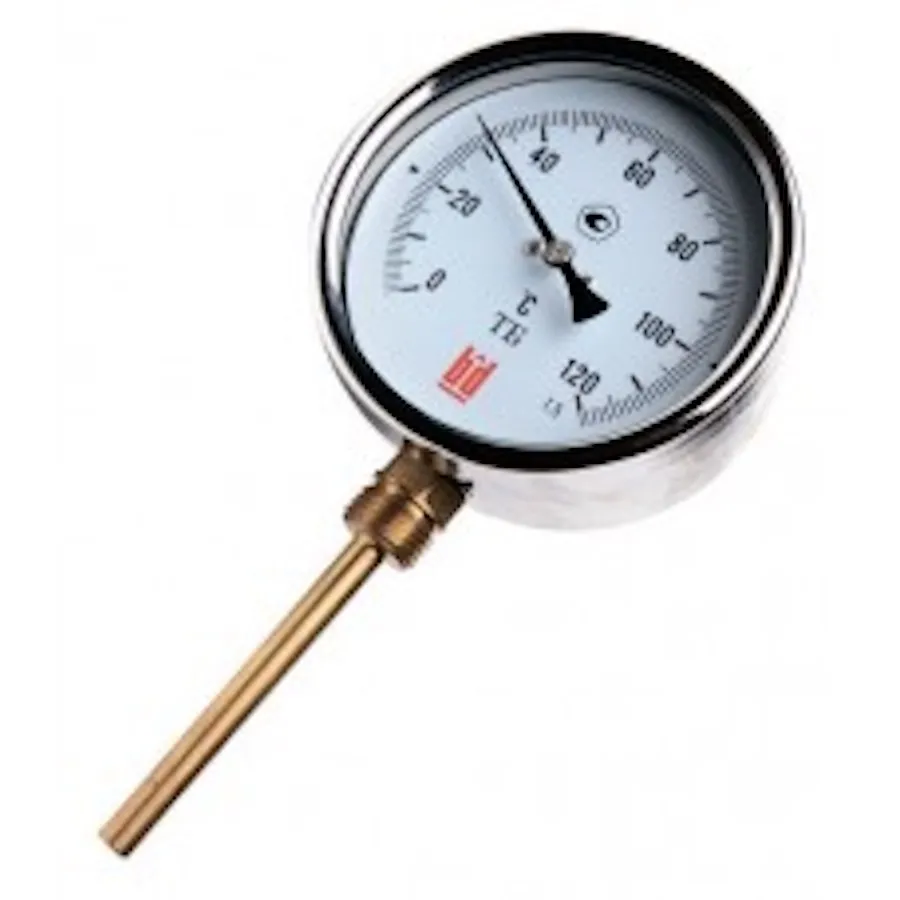 Термометр биметаллический 0 120 гр. с цветовой индикацией|Термометры и градусники|