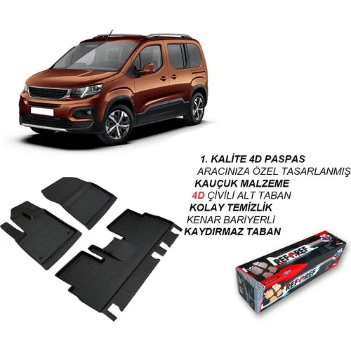 

Refref Peugeot Rifter 4d Mop 2019 Model Black Color