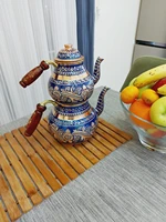 teapots ottoman and turkish motifs copper handmade decorative home decor kitchen accessory daily use wonderful presentations