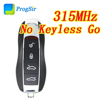 315mhz No Keyless Go 4 кнопки 315 МГц 433 МГц 434 МГц ASK Smart Keyless Go Бесконтактный пульт дистанционного управления для Porsche с чипом Hitag Pro ID49 - Цвет: 315mhz No Keyless Go