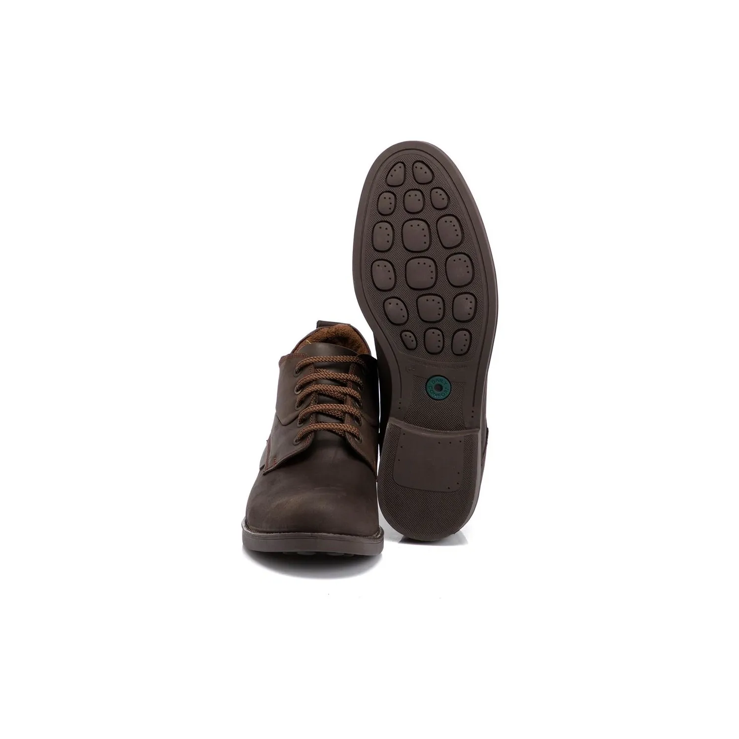 

Tergan Coffee Male Nubuck Leather Boots 54866 Q44