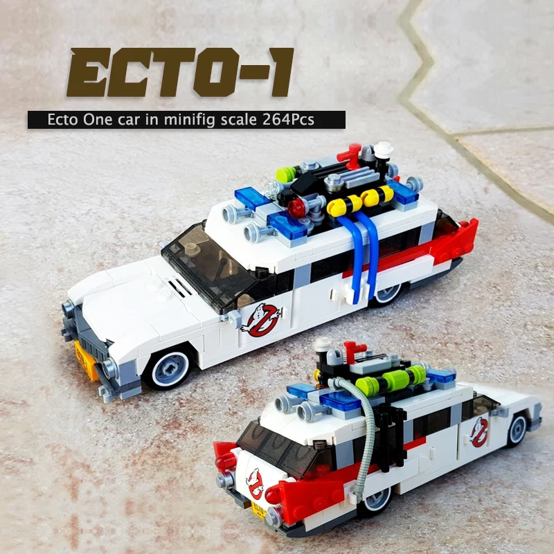 

Кубики MOC Φ строительные блоки для автомобиля из фильма «сделай сам», игрушки, рождественские подарки, детские игрушки, ЭКТО, один автомобил...