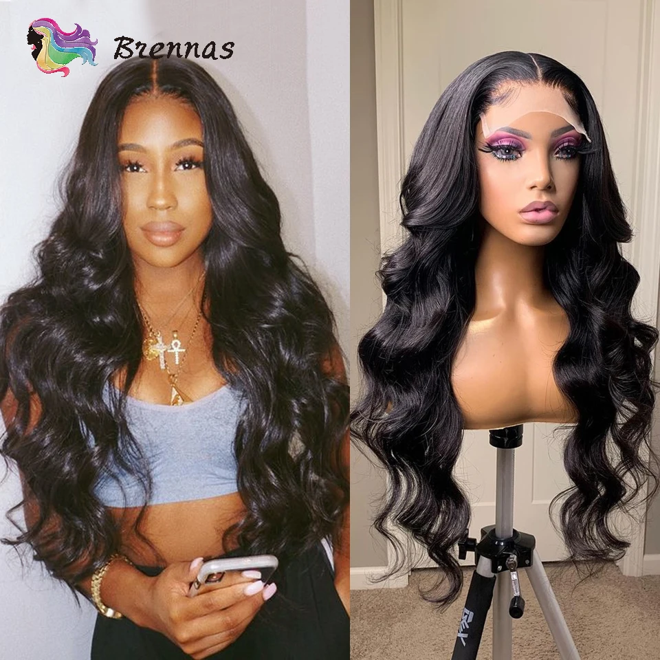 

HD Transparent Lace Front Human Hair Wigs For Women 13x4 Lace Frontal Human Hair Wigs Brazilian Body Wave 4x4 Lace Closure Wig