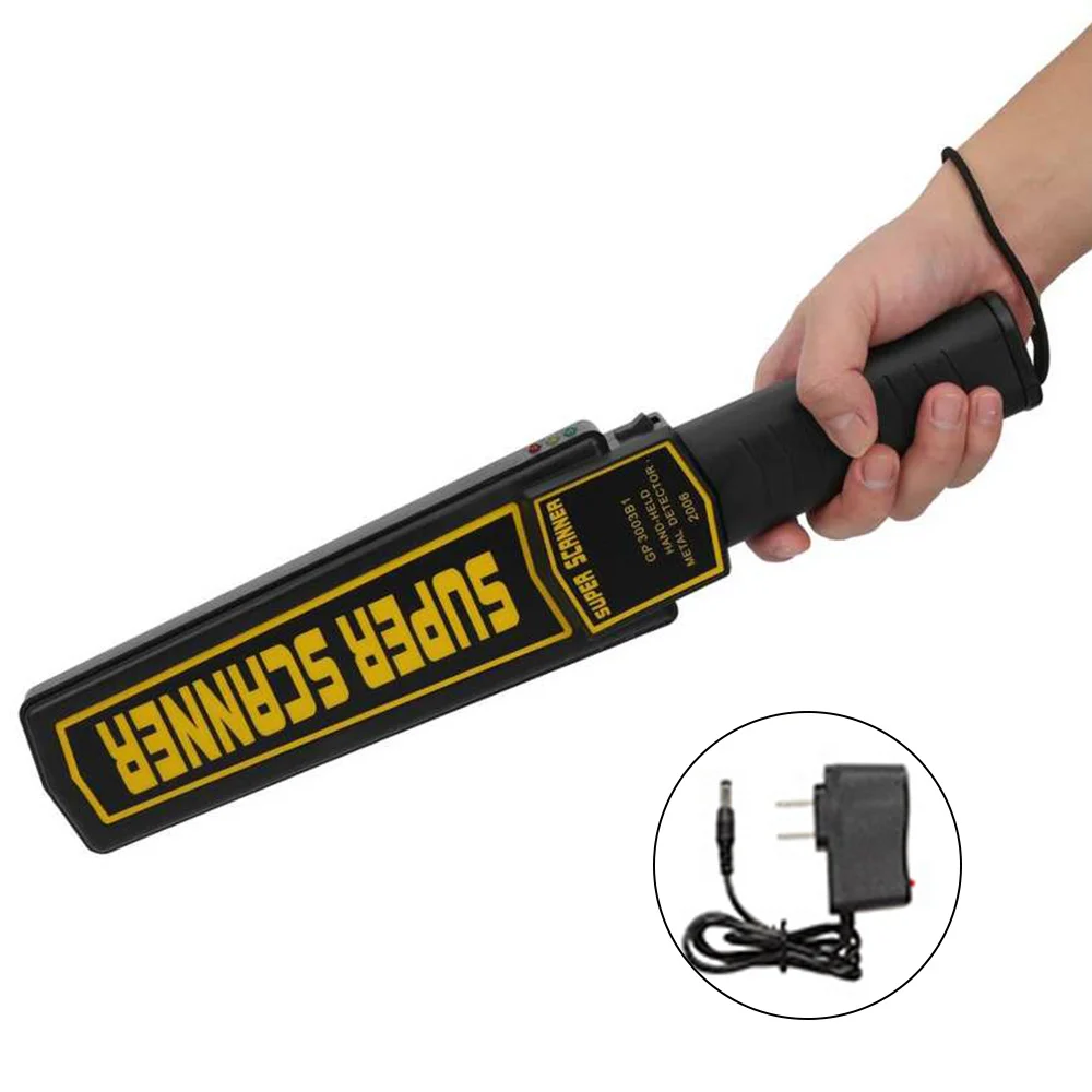 

Sensitive Metal Detector Pinpointing Handheld with Bracelet Portable Security Scanner Check Phone Tools for Examination Room