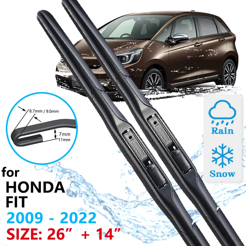 Щетка стеклоочистителя передняя для Honda Fit Jazz GE GK GH GP GR GS 2009 ~ 2022 |