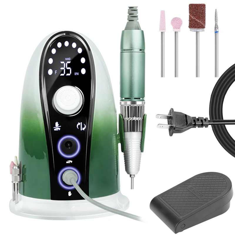 35000RPM Touch Screen Electric Nail Drill Machine Professional Salon Tool Manicure Pedicure Drill For Nail Arts