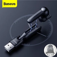 baseus wireless bluetooth earphone magnetic charging single handsfree with microphone business bluetooth headset for car driving