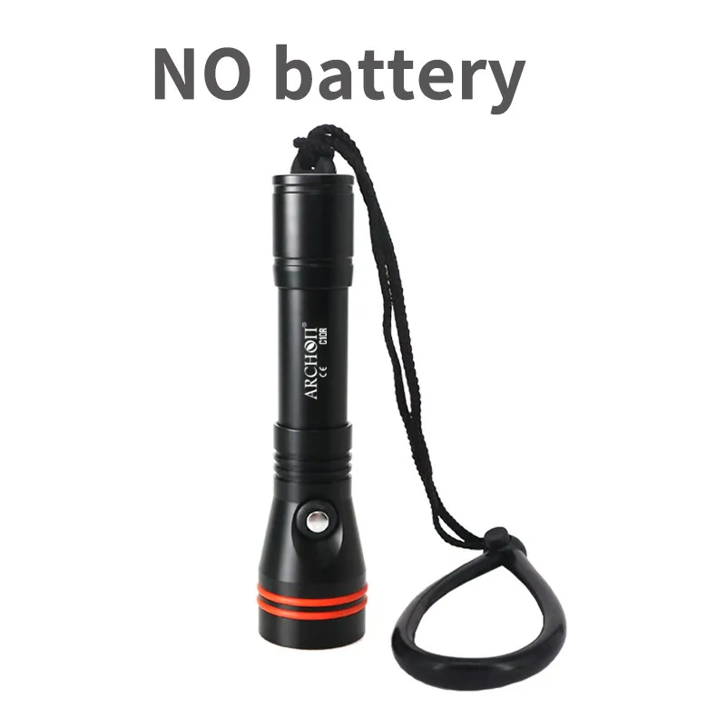 

ARCHON C10R Фонарик для дайвинга с зарядкой через USB, фонарик для дайвинга, 1200 люмен, светодиодный чип CREE, подводный светильник, 100 м, встроенный светильник для дайвинга 18650