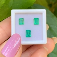 set of three emeralds 1 72ct