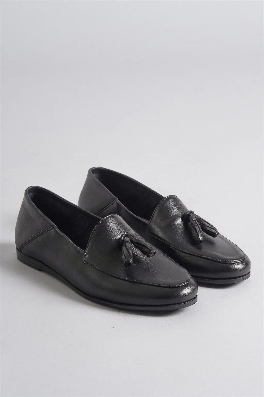 Women Natural 100% Genuine Leather Flat Casual Shoes Brand High Quality Leather Lace-up Solid 5colors Elegant Ladies Flats spring