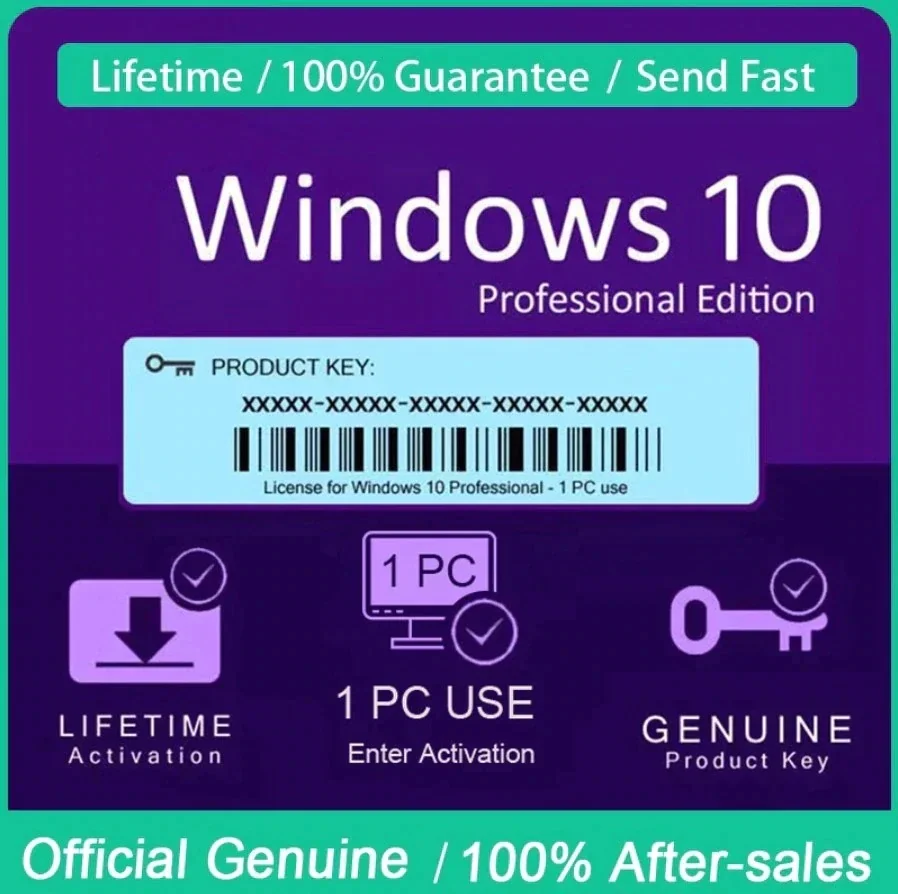 

{New 2022 Windows-10 Pro Key Global работает на 32/64 бит на все языки Windows $10 Pro}