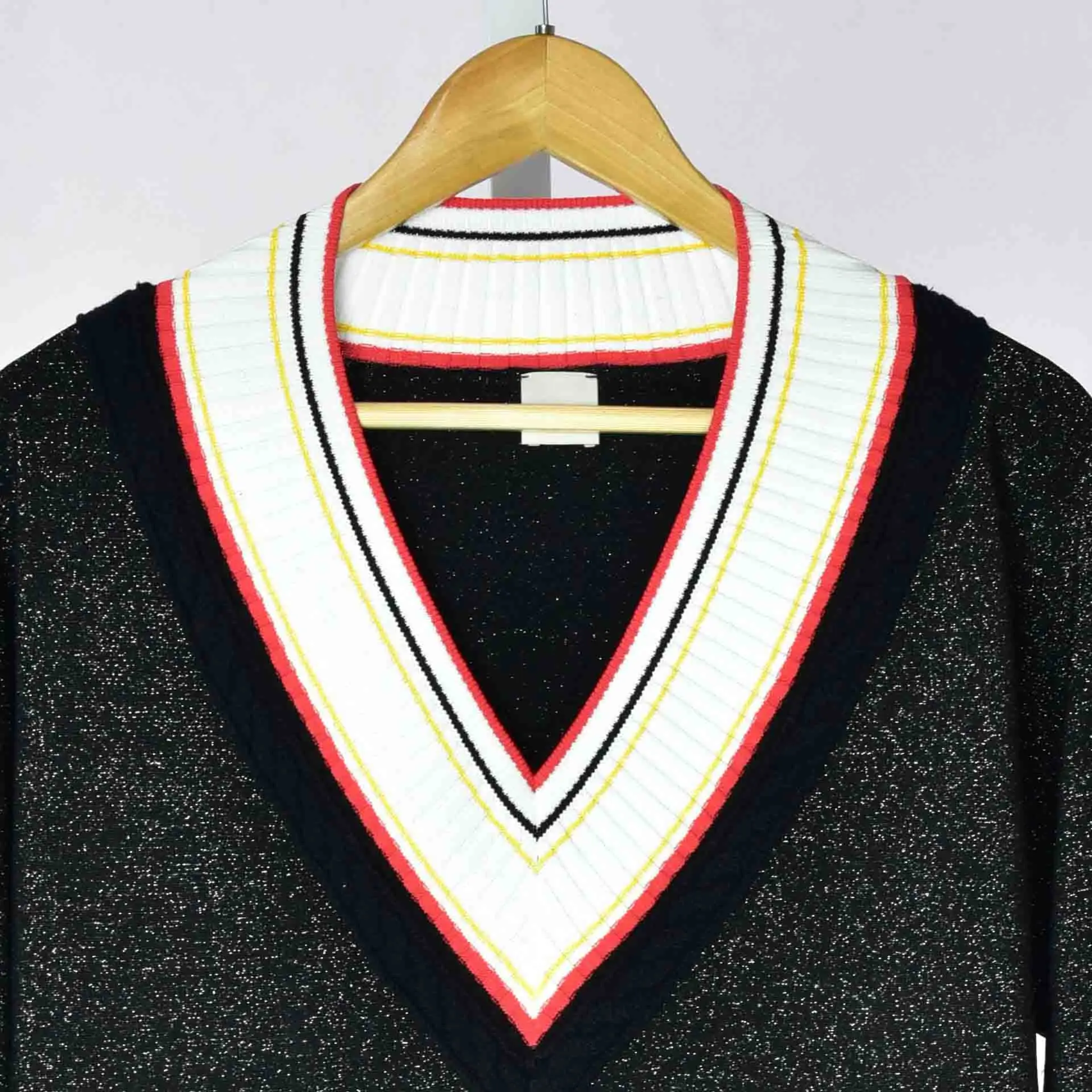 Женский свитер осень-зима 2019 новый цветной контрастный свободный модный длинный