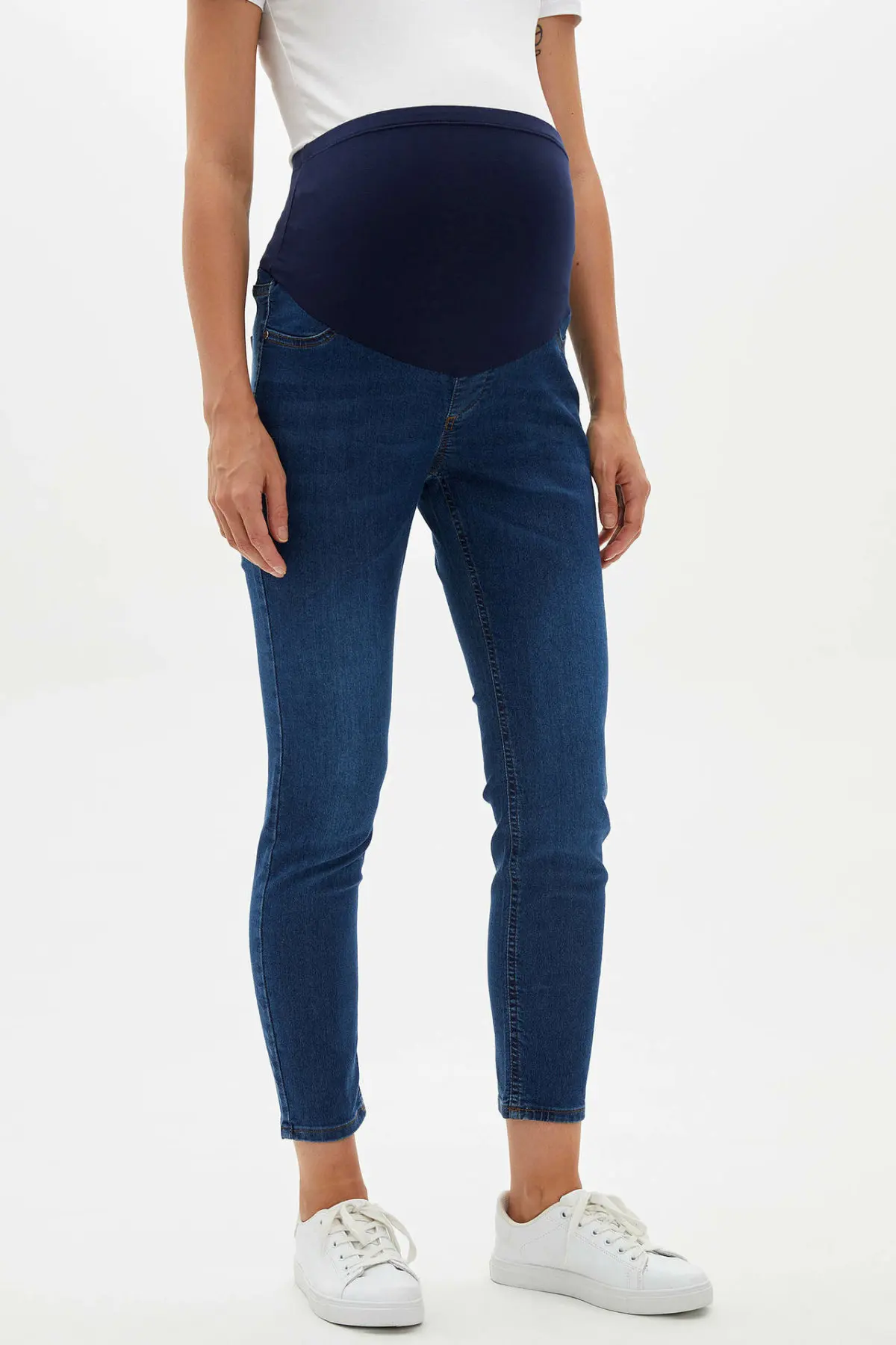 DeFacto женские модные джинсовые штаны для беременных повседневные с эластичной