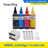 toney king new refill pgi 2400 pgi 2400xl ink cartridge compatible for canon maxify ib4040 mb5140 mb5340 mb5440 printers ink