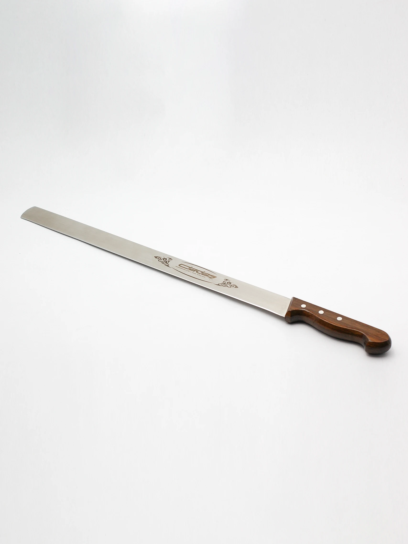 Нож erзум для кебаба 52 см из нержавеющей стали длинный острый мяса ветчины шаурмы