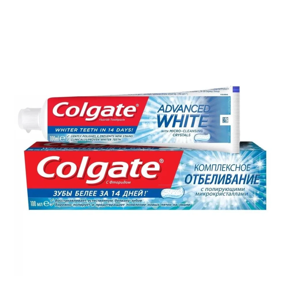 Зубная паста Colgate Комплексное отбеливание, 100 мл