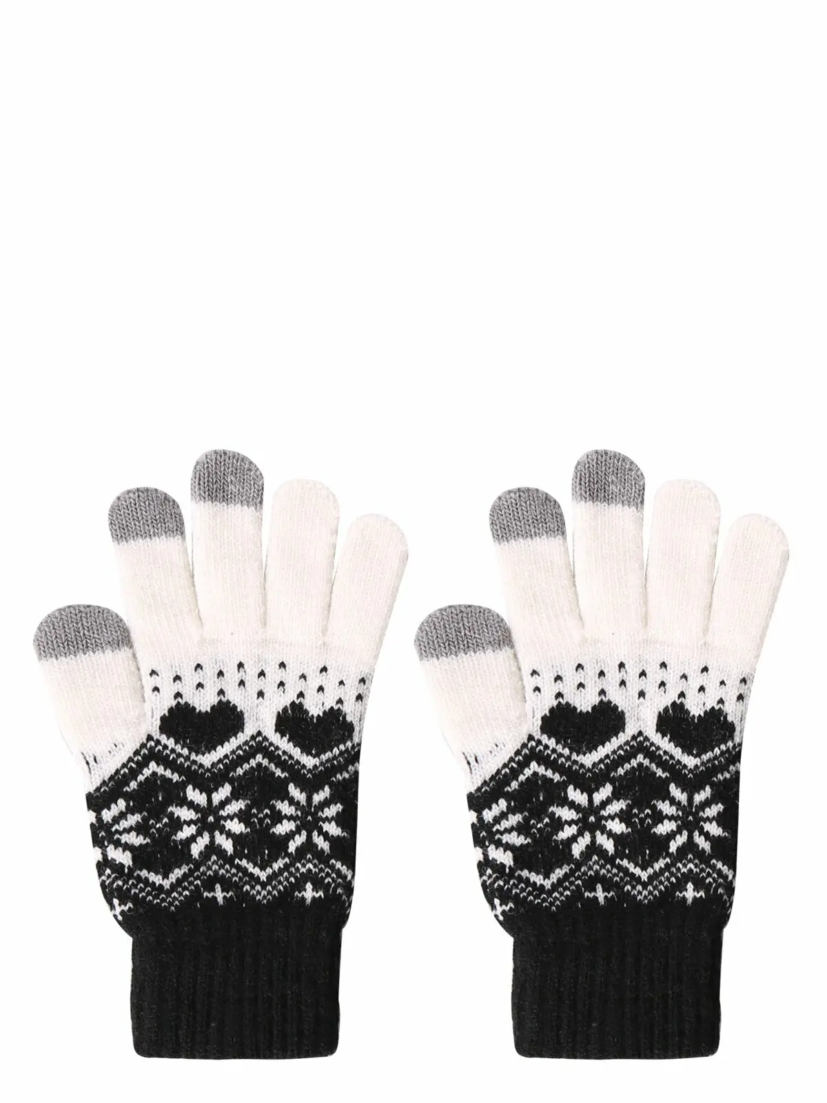 

Colins Woman Modern Fit Black Gloves ,CL1036923
