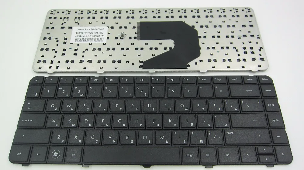 Клавиатура для HP Pavilion G4-1000 G6-1000 G6-1100 G6-1200 G6-1300 Compaq CQ43 CQ57 CQ58 630 635 650 655 646125-251 |