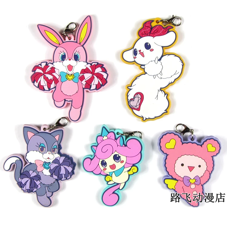 

Pripara/прелестные рай аниме брелок Manaka Laala/Minami Мирей/Ходзе Софи/Dorothy West/каучуковый ремешок/мобильный телефон прелести