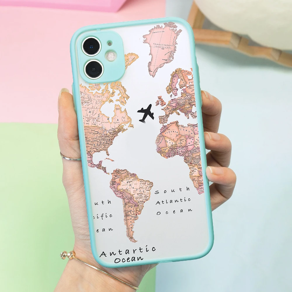 2021 Роскошные самолеты Карта Дизайн чехол для мобильного телефона IPhone 11 забавные