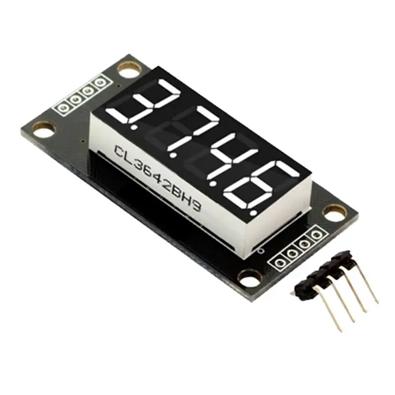 TM1637 LED Display White Белый 4-значный 7-сегментный дисплей на основе ИС интерфейс I2C для