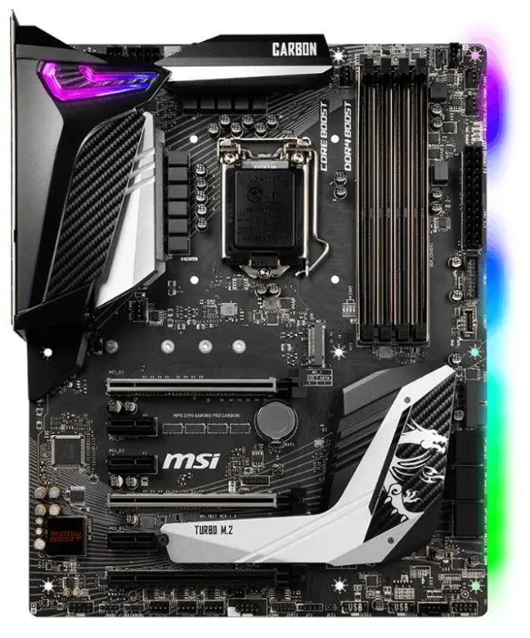 Материнская плата ПК MSI MPG Z390 GAMING PRO CARBON|Материнские платы| |