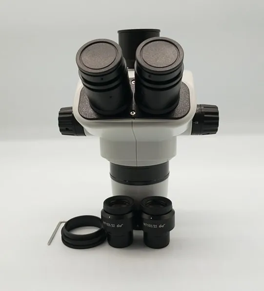 Научный SZN45 6.7X-45X Тринокулярный Стерео зум микроскоп головка WF10X окуляр как аксессуары для микроскопа