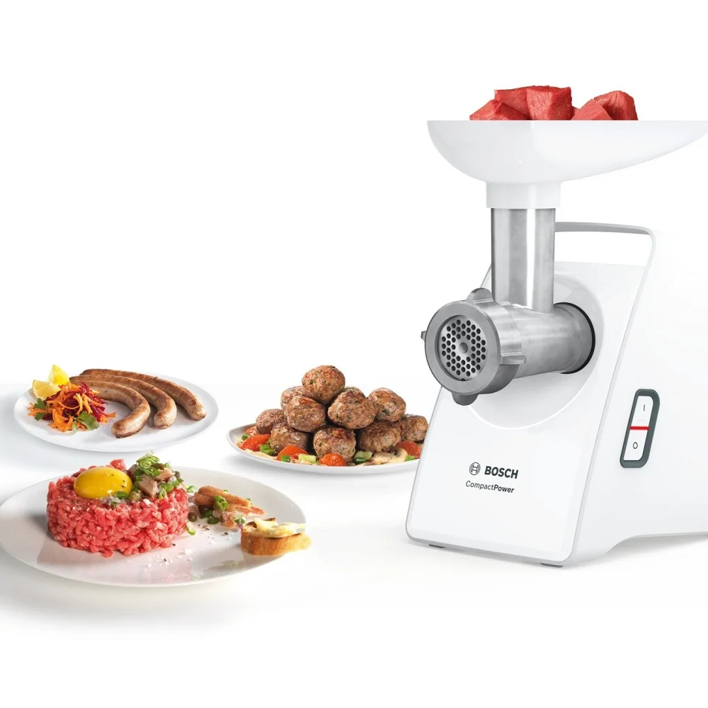 Электрическая мясорубка Bosch MFW3520W 500 Вт 220 В белая все детали входят в