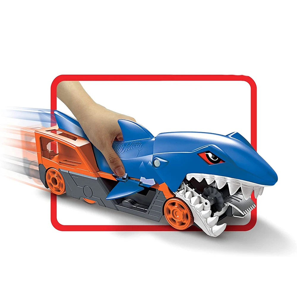 Игровой Набор Hot Wheels Shark Carrier GVG36 игрушка для детей подарки машинки мальчиков