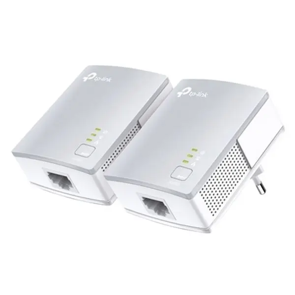 ПЛК адаптер TP Link TL PA411KIT 600 Мбит/с LAN белый|Сетевые адаптеры c передачей данных по