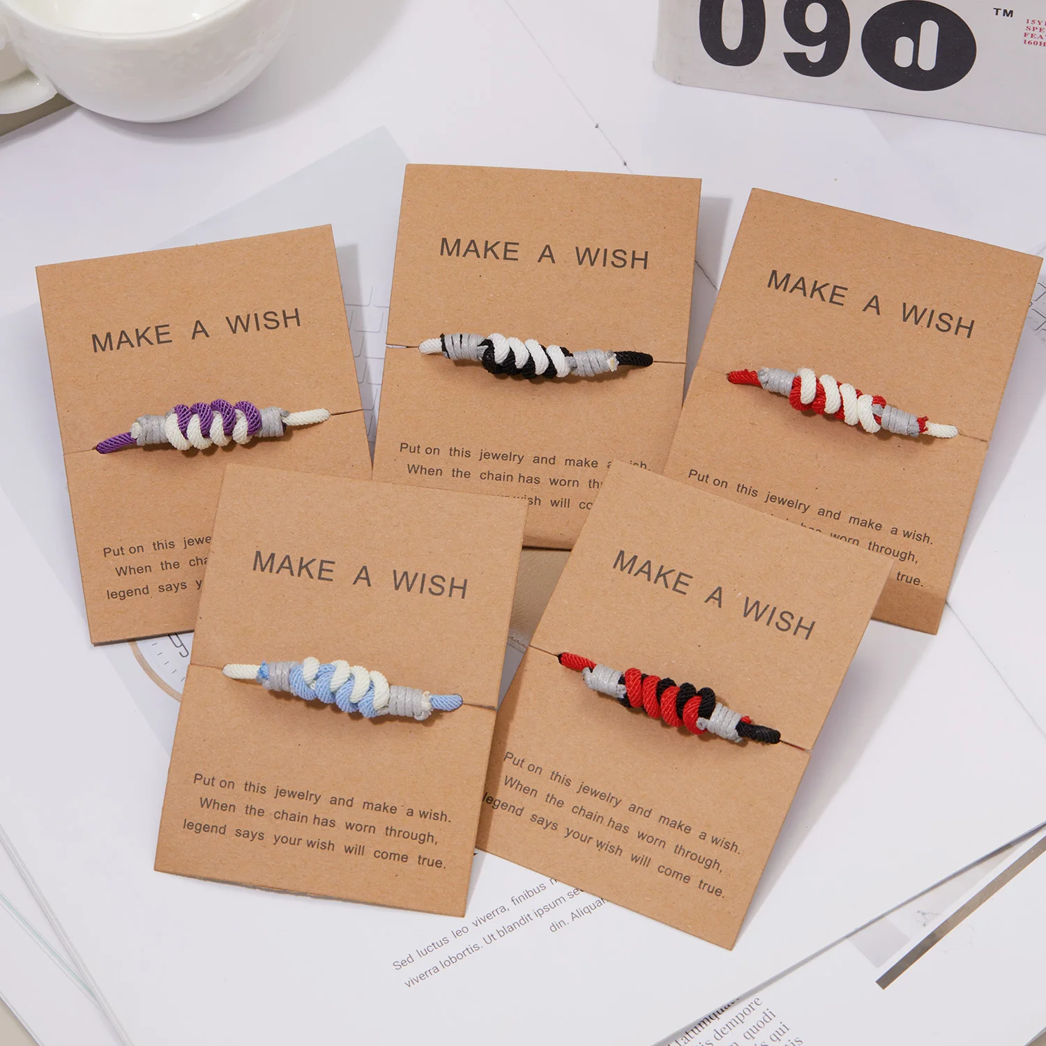

Simple Handmade Knots String Bracelet For Women Men Make a Wish Lucky Braid Rope Bracelets Couple Friendship Wristband Jewelry