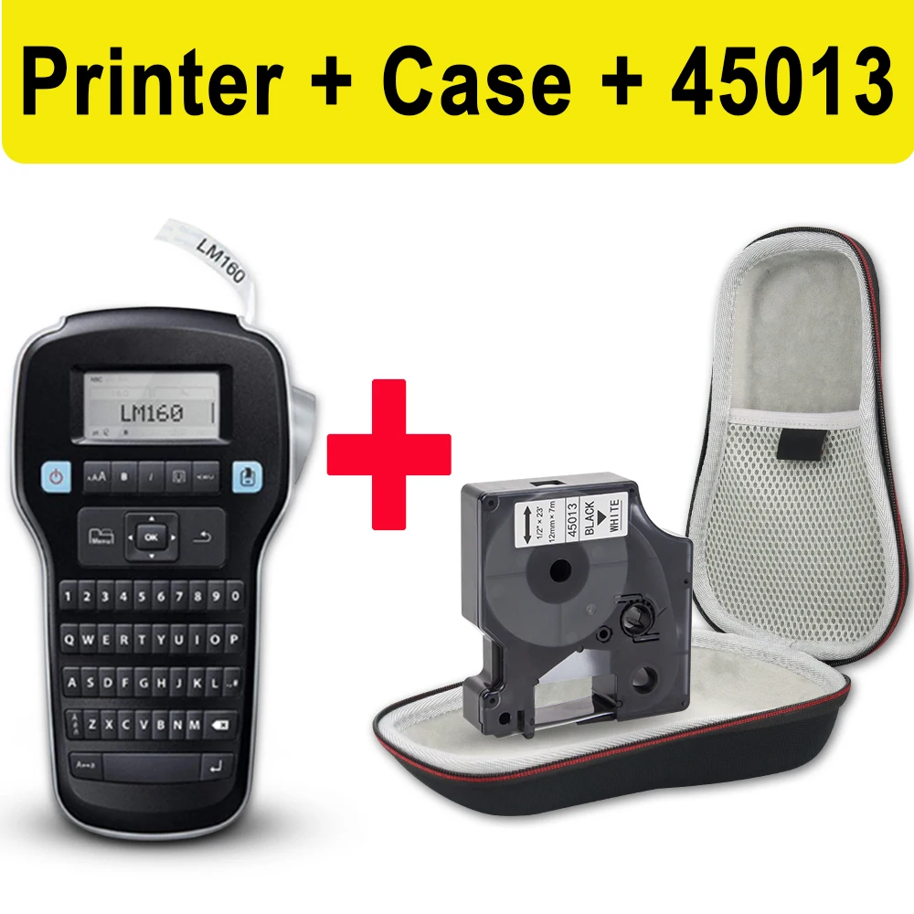 

Производитель Этикеток Dymo LM160 для Dymo D1 12 мм 45013 ленты принтера Dymo LabelManager 160 ручная фотография 45013