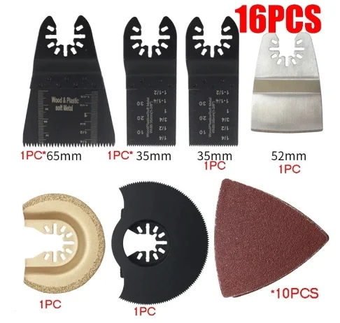 

26/20/16/3Pcs Oscillating Multi Tool Saw Blades For Renovator Power Tools Multimaster Dremel Electric Tools Accessories