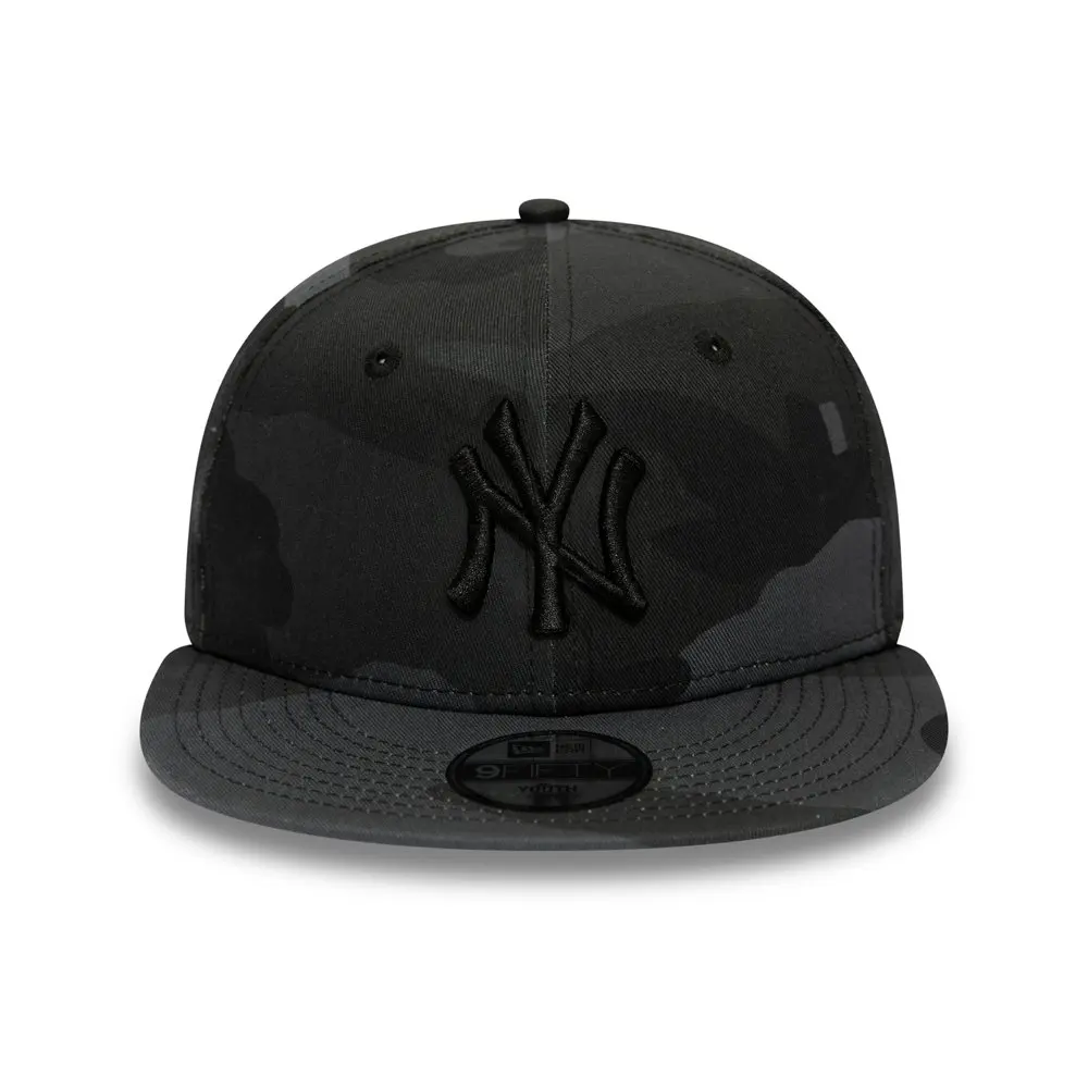 Новый Era-9FIFTY Детская кепка с плоским козырьком Нью-Йорк Yankees черный камуфляж
