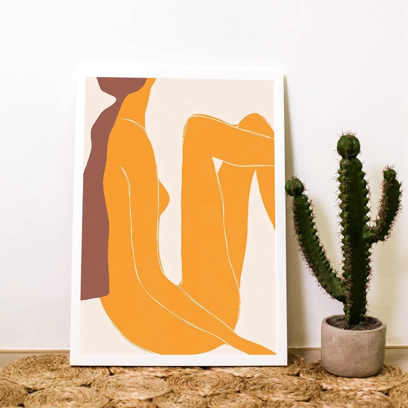 Женская фигурка принты фотогалерея Настенная картина на холсте для гостиной