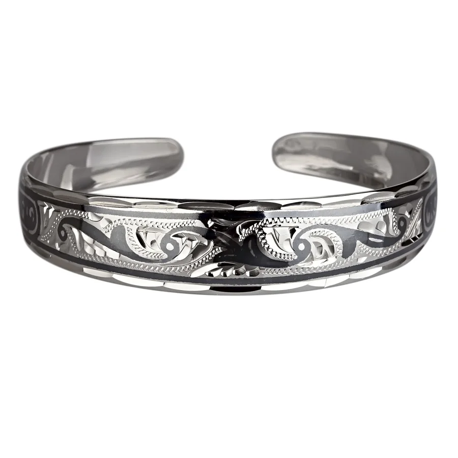 Кубачинский браслет на руку из серебра 875 Agra Jewelry Кубачи ручная работа.