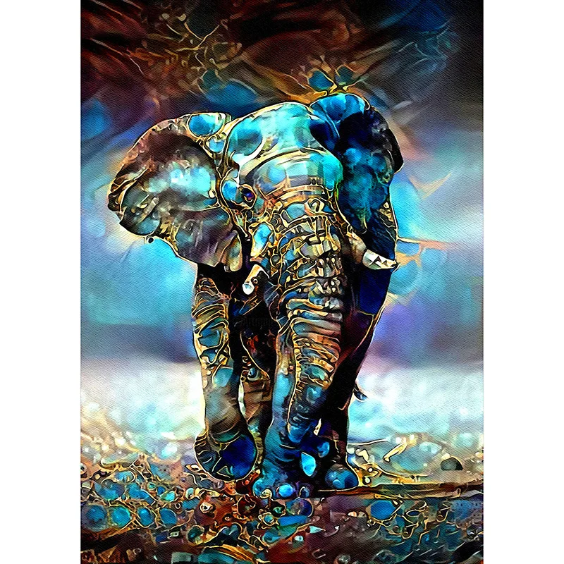 

Full Square Diamond/Round Diamond 5D DIY Diamond Painting "Animal Elephant" Embroidery Cross Stitch 5D 3D Mosaic Home Decor Gift