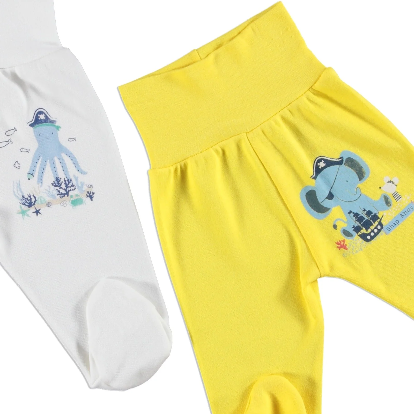 Ebebek HelloBaby/Детские широкие складные повседневные штаны с резинкой на талии