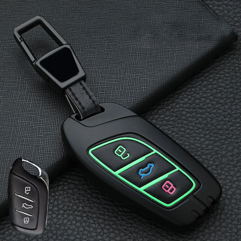 

Car Key Keychain Case Cover For MG ZS 2017 2018 2019 2020 Cute Accessoire Voiture Holder Shell