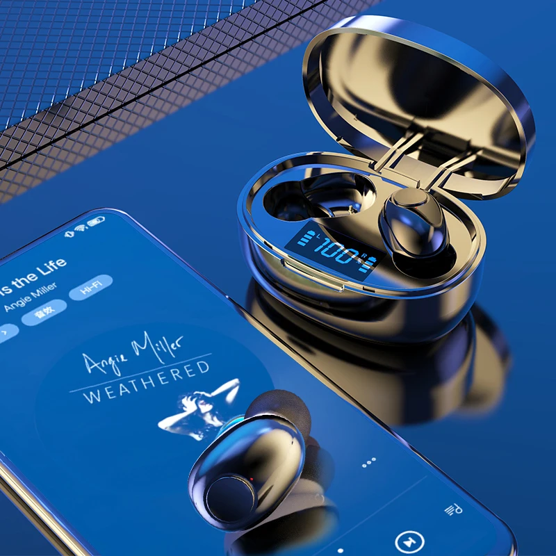 Беспроводная гарнитура Bluetooth 5 0 наушники TWS Hi Fi стерео мини для занятий спортом