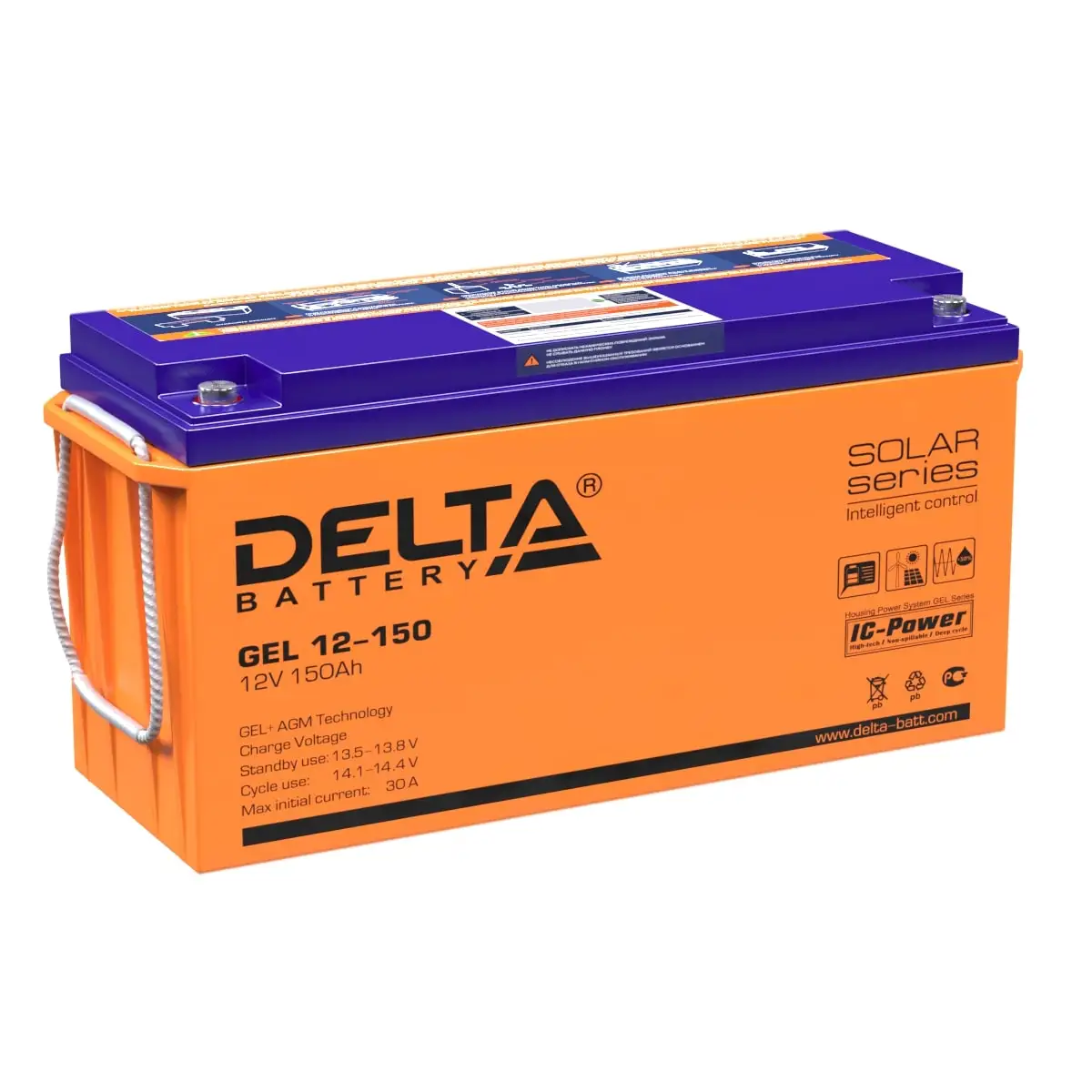 Аккумулятор DELTA GEL 12-150 | Электроника